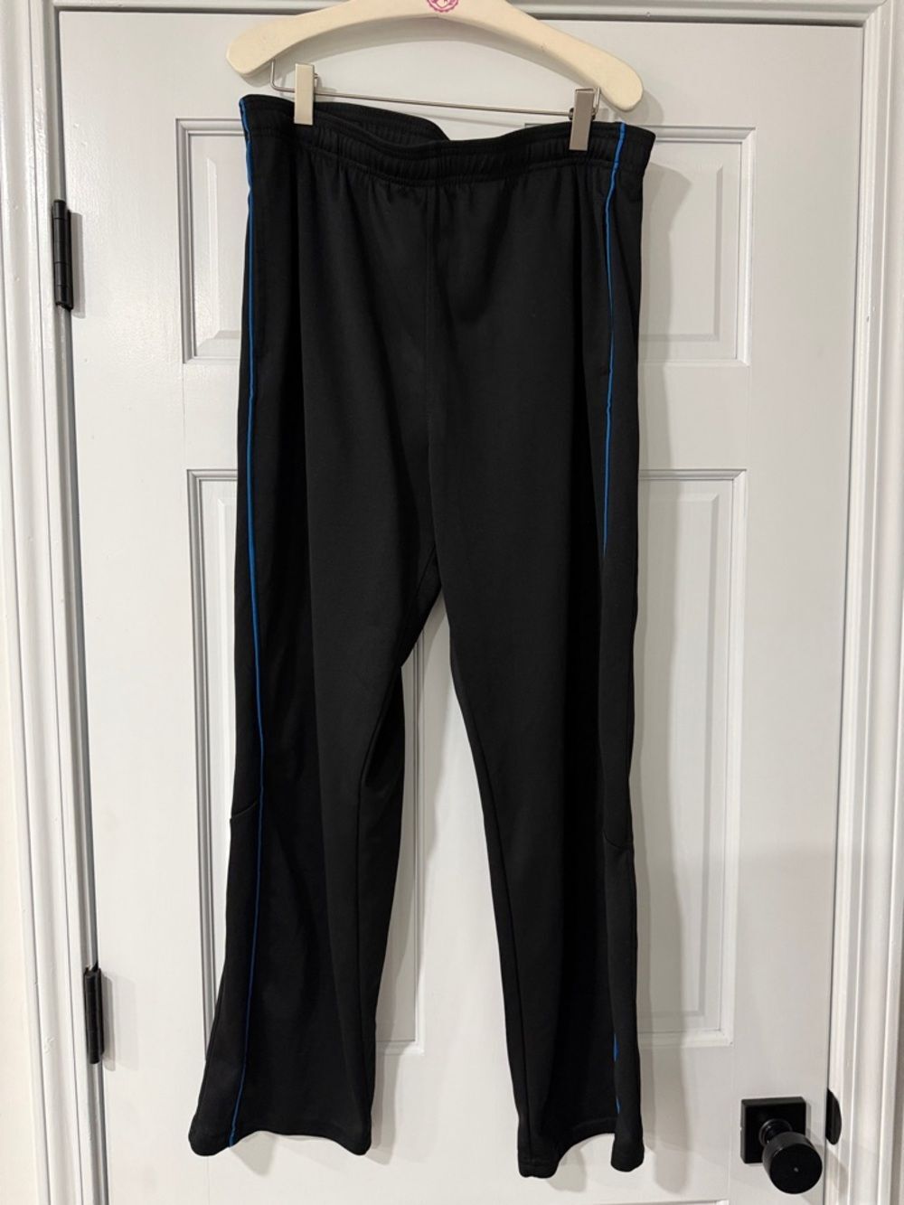 Tek Gear Athletic Track Pants Pockets Drawstring Gym Workout Men's Size XL